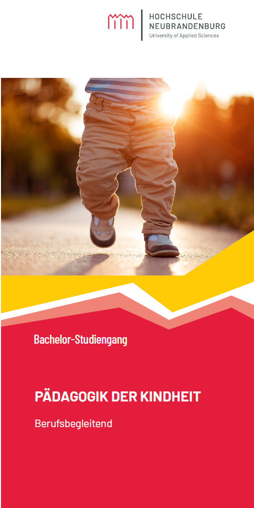 Flyer zum Studiengang